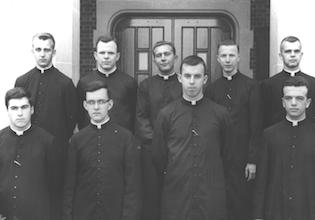 1965. Incoming seminarians. Second row, second from left, John Shea (born 1942), rector (1995-2000), auxiliary bishop of Newark (ordained 2004). - Flesey 1965. Incoming seminarians. Second row, second from left, John Shea (born 1942), rector (1995-2000), auxiliary bishop of Newark (ordained 2004). - Flesey