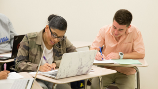 Students Studying for SAT
