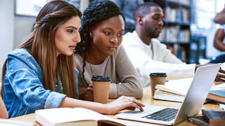 Students discussing 