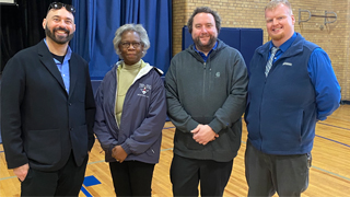  Prof. Cosimo Antonacci, Judge Caridad Rigo, Prof. Joseph Badillo, and Dr. Michael Seeback.