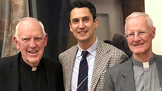 The Center for Catholic Studies hosted its Annual Friends Dinner to welcome Fr. Roy, the spring 19'Toth/Lonergan Professor