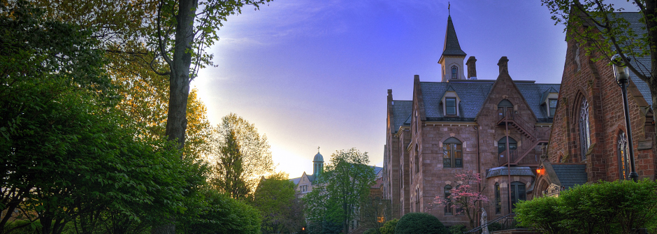 Presidents Hall at Sunset