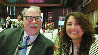 Rabbi Brill with Rabbi Silvina Chemen