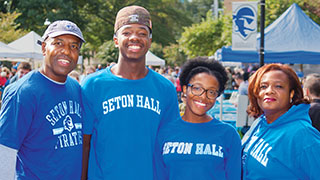 A Seton Hall Family at Seton Hall Weekend