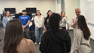 Anthony Koutsoftas, Ph.D. teaching speech.