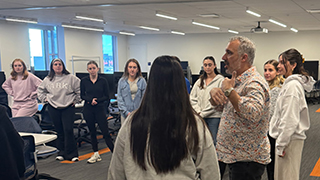 Anthony Koutsoftas, Ph.D. teaching speech.