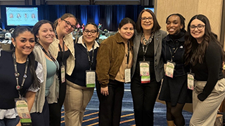 B.S.W. students and Dawn Apgar in Atlantic City