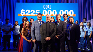 Seton Hall officially announces the For All, Forever campaign with a fundraising goal of $225 million.