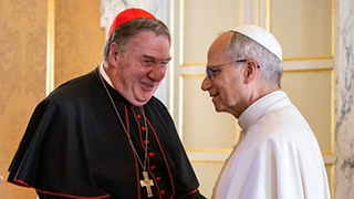 Cardinal Tobin and Pope Leo