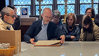 Dane Miller sharing documents