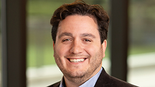 David Calianese, Ph.D., Assistant Professor of Biological Sciences and holder of the Elizabeth A. Mount Endowed Professorship in Molecular Biology in Cancer Research.