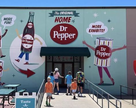 The front of the Dr. Pepper Museum