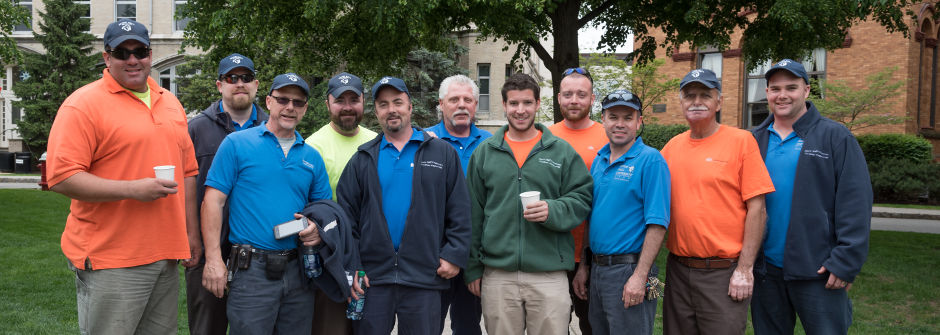 Employees at the Employee Picnic. 