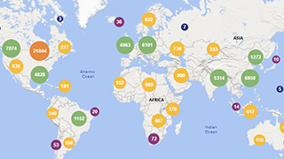  Global Downloads Distribution of Seton Hall Locus Journal (2018–Present)
