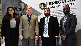 group picture from the Irregular Warfare Event