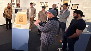 Irvin Ungar explains the history behind one of Szyk's pieces.
