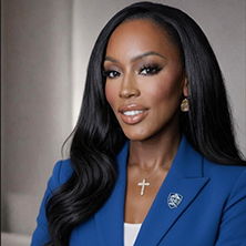 La'Tesha Sampson, Ph.D. posing