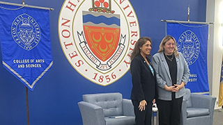 Chaly at the Joseph A. Unanue Latino Institute