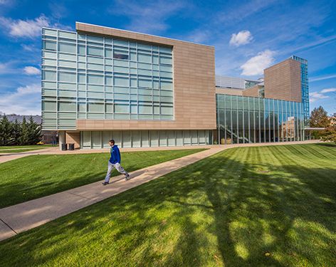 Exterior of McNulty Hall. 