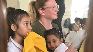 Michelle Peterson Volunteering