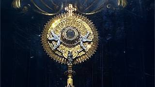 Monstrance located inside St. Mary’s Church