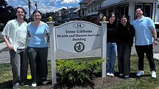 MSOT students at Irene community center