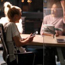 Social media team in office