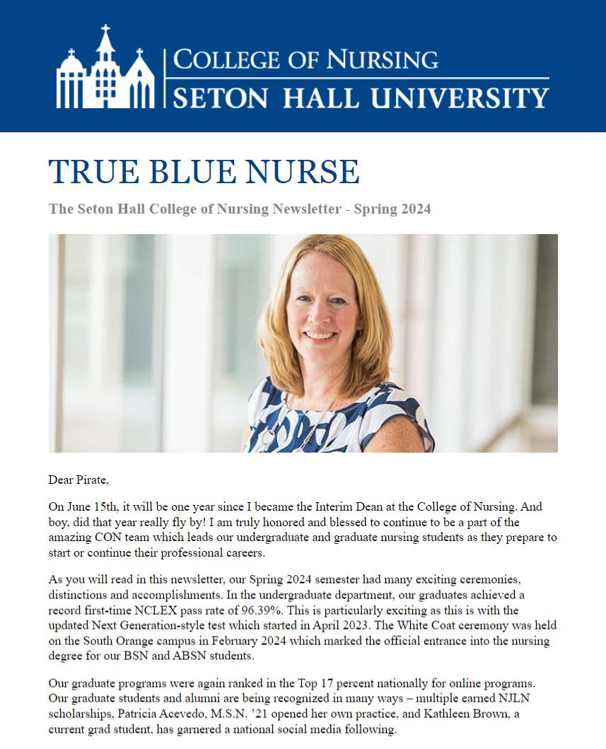 Nursing Spring 2024 Newsletter