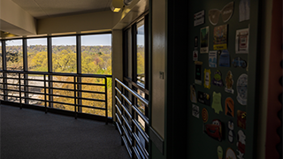 Xavier Hall balcony/hall